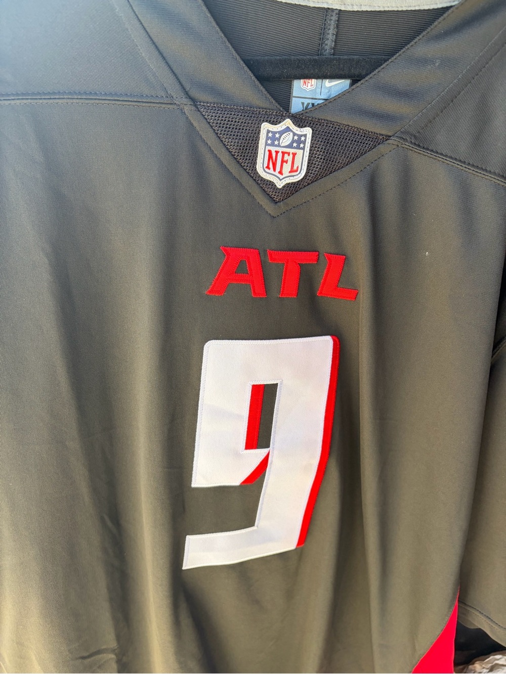 Nike Black Jersey with Red & White Details Michael Penix JR